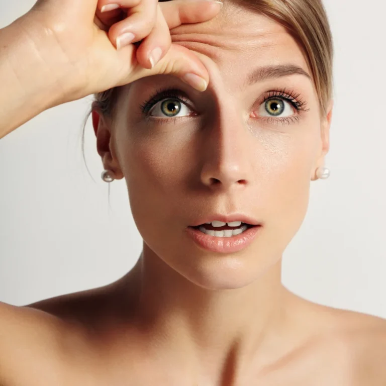 Botox being applied to the forehead at Alta Armonía, El Albir
